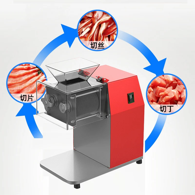 Automatic Meat Slicer Home - Affettatrice Elettrica Commerciale in Acciaio Inossidabile