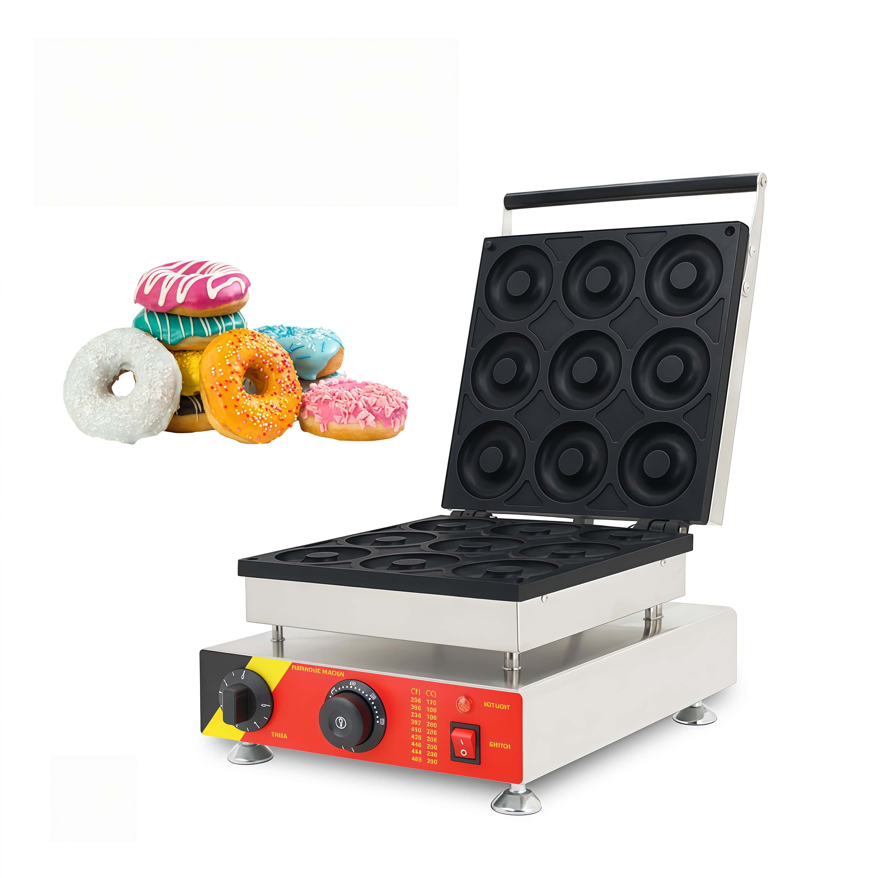 Mini Waffle Maker Machine - Macchina per Ciambelle Elettrica Modello 480