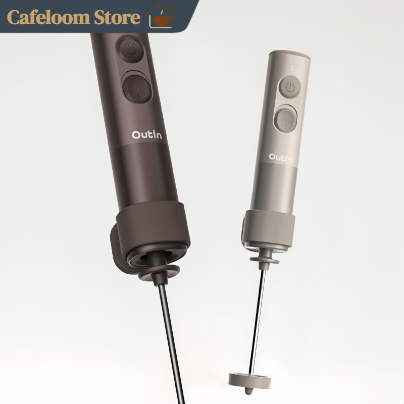 Electric Milk Frother Handheld - Montalatte Elettrico Portatile Outin Lattogo, Schiumalatte