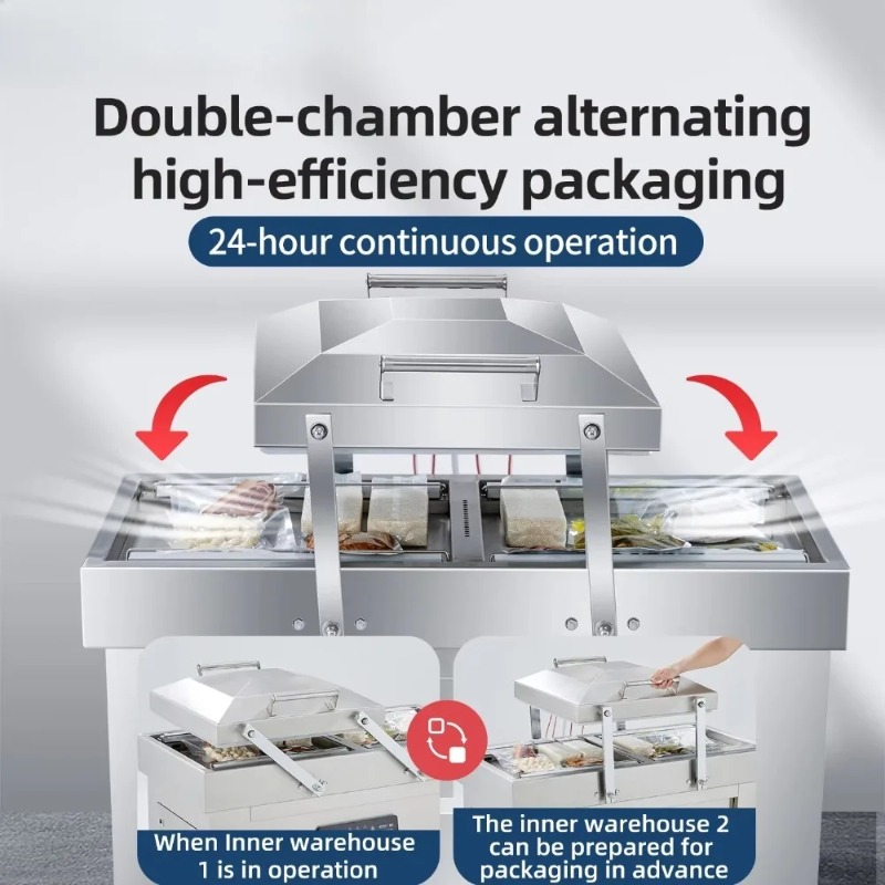 Food Vacuum Sealer Machine - Macchina per il Sottovuoto a Doppia