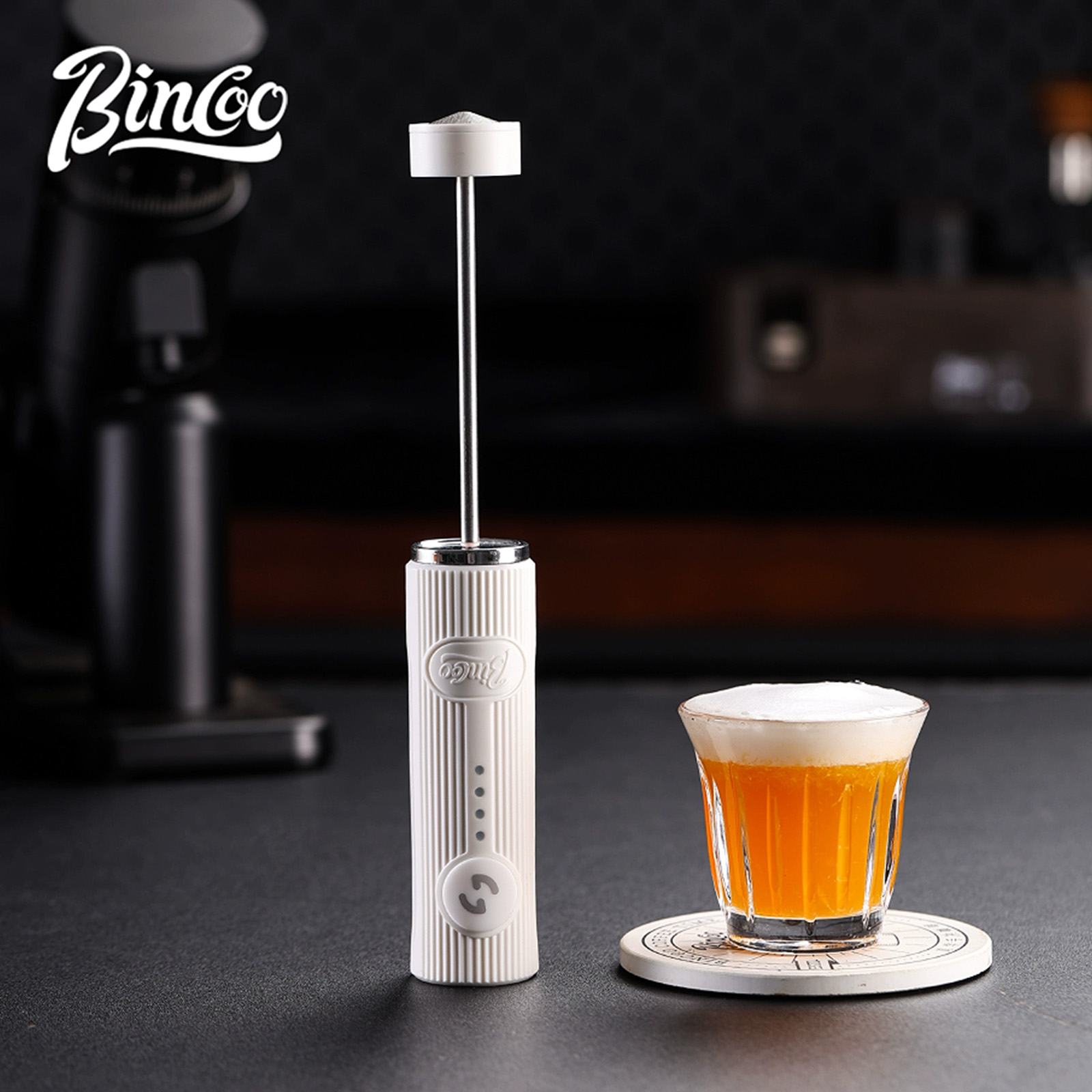 Electric Milk Frother Handheld - Bincoo Nuovo Latte Schiuma Caffè Frusta