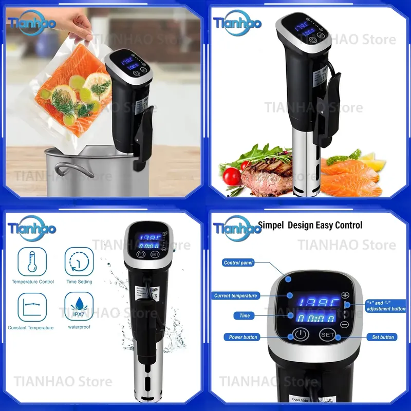 Digital Sous Vide Precision Cooker - Circolatore a Immersione Sous Vide IPX7