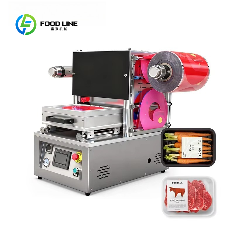 Food Vacuum Sealer Machine - Sigillatrice Elettrica Semi-Automatica Personalizzata per Vaschette
