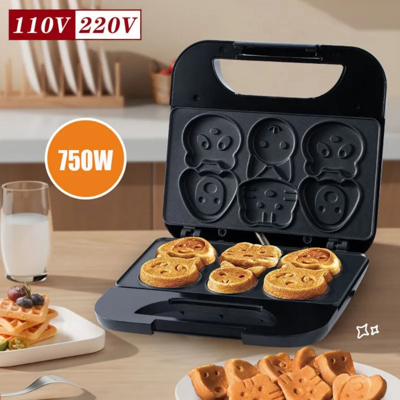 Mini Waffle Maker Machine - Macchina per Biscotti a Forma di