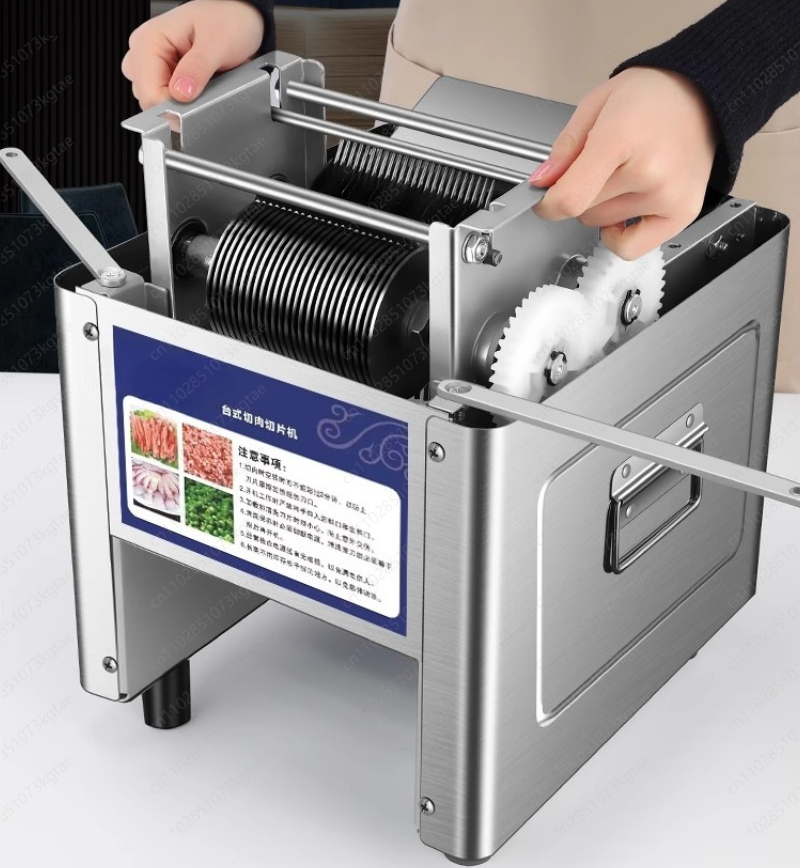 Automatic Meat Slicer Home - Affettatrice elettrica per carne 220V Tritacarne