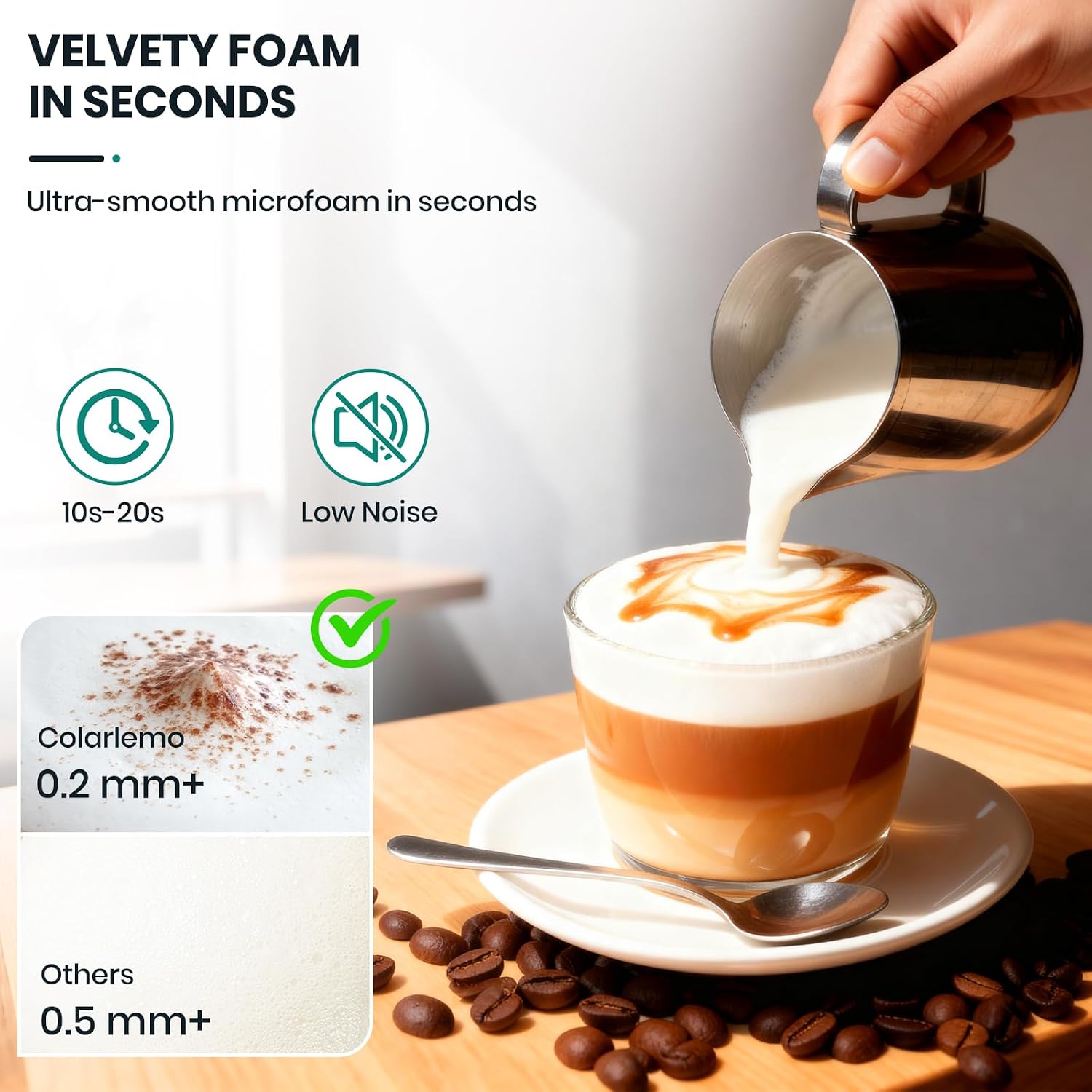 Montalatte Ricaricabile Portat - Electric Milk Frother Handheld recensione e prezzo