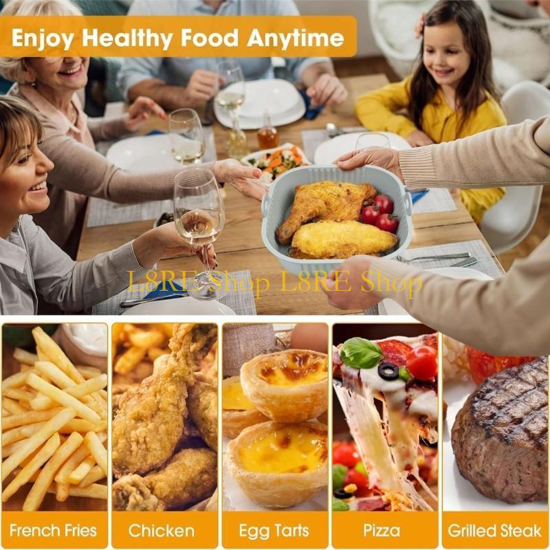 Pacchetto L8re 2 fodera in sil - Air Fryer Silicone Pot Liner recensione e prezzo