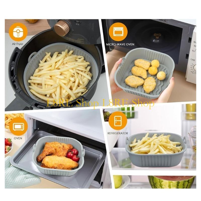 Pacchetto L8re 2 fodera in sil - Air Fryer Silicone Pot Liner recensione e prezzo
