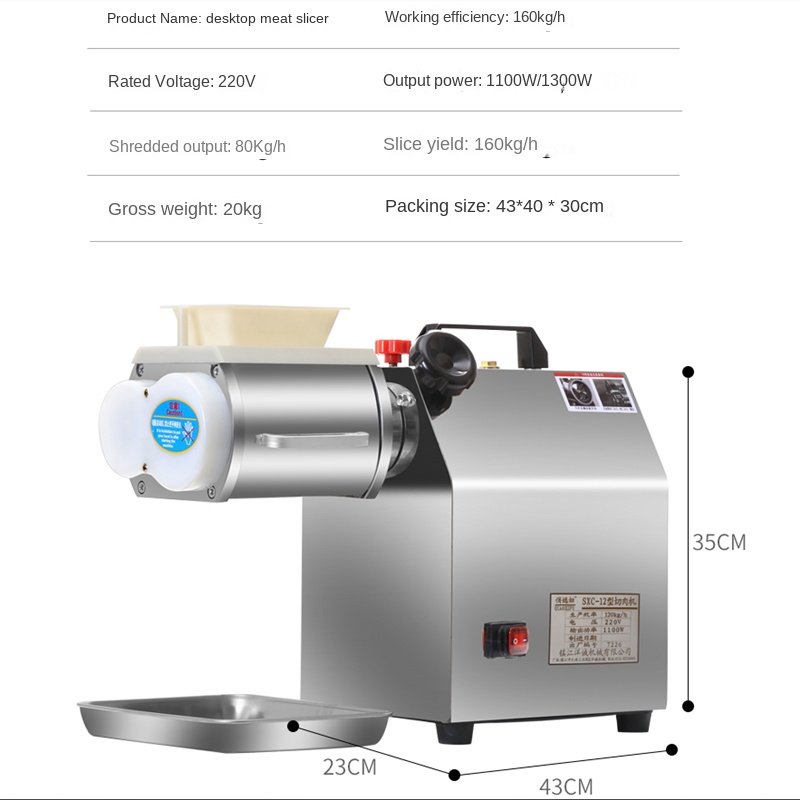 Affettatrice per carne commerc - Automatic Meat Slicer Home recensione e prezzo
