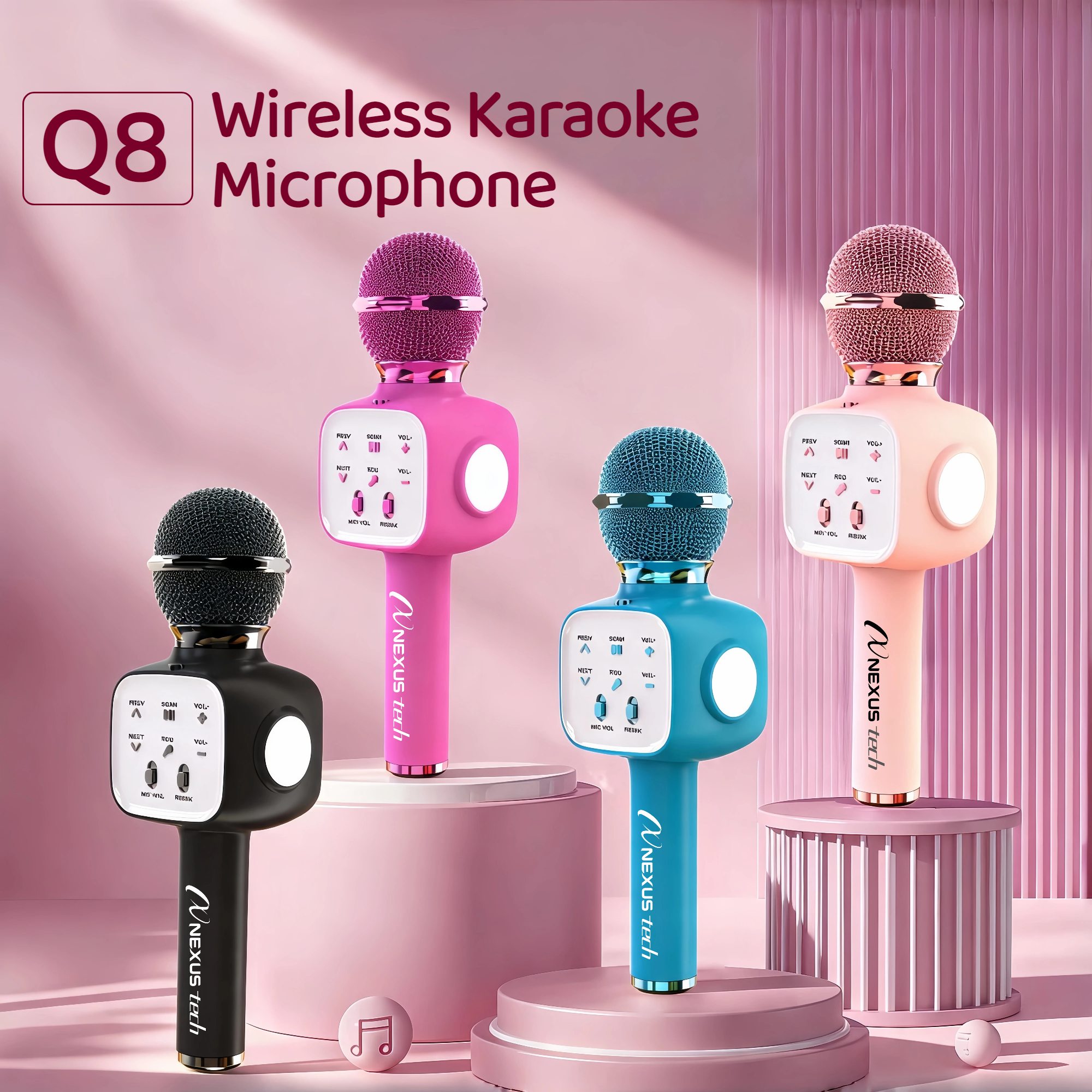 Microfono Karaoke Wireless Blu - Home Appliances recensione e prezzo