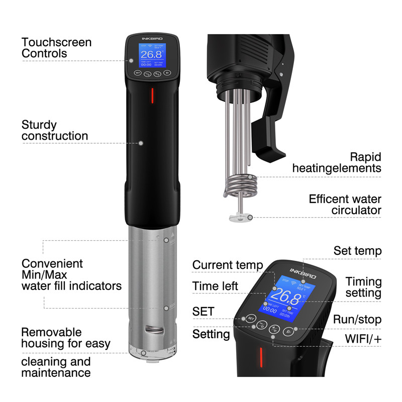 INKBIRD Sous Vide WI-FI cucina - Digital Sous Vide Precision Cooker recensione e prezzo