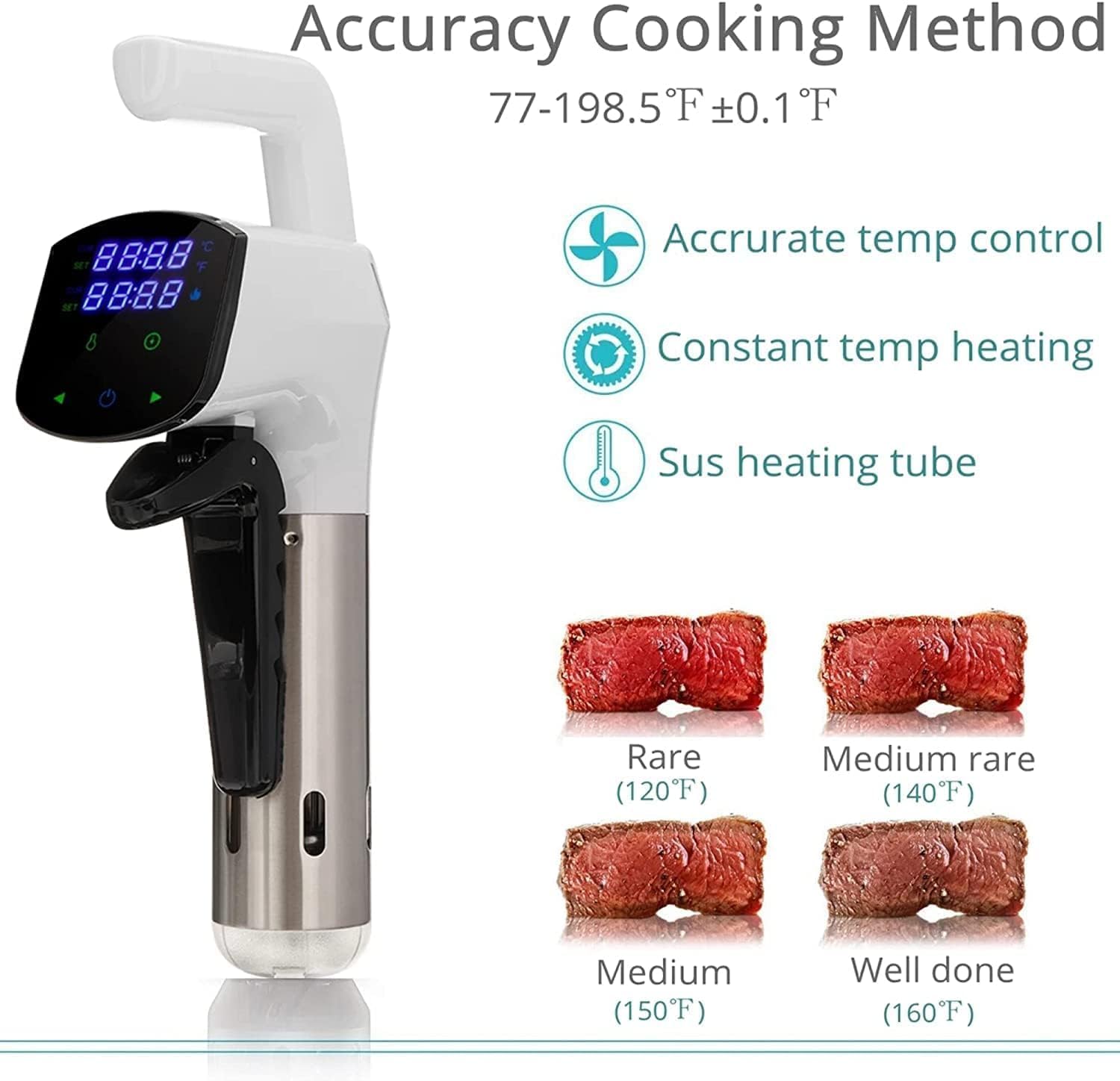 SmartChef Macchina Sous Vide 1 - Digital Sous Vide Precision Cooker recensione e prezzo