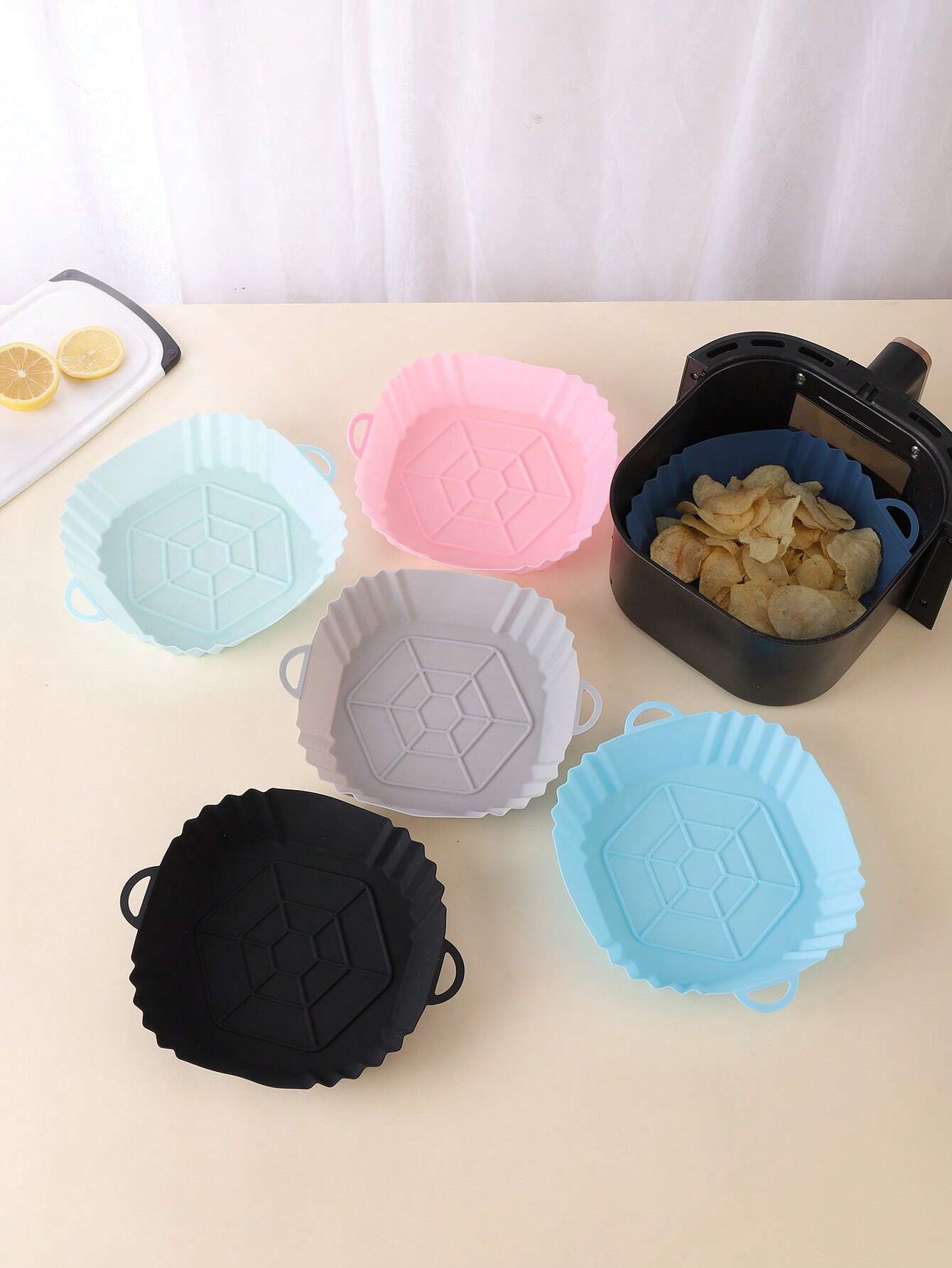 1 pezzo di pentola in silicone - Air Fryer Silicone Pot Liner recensione e prezzo