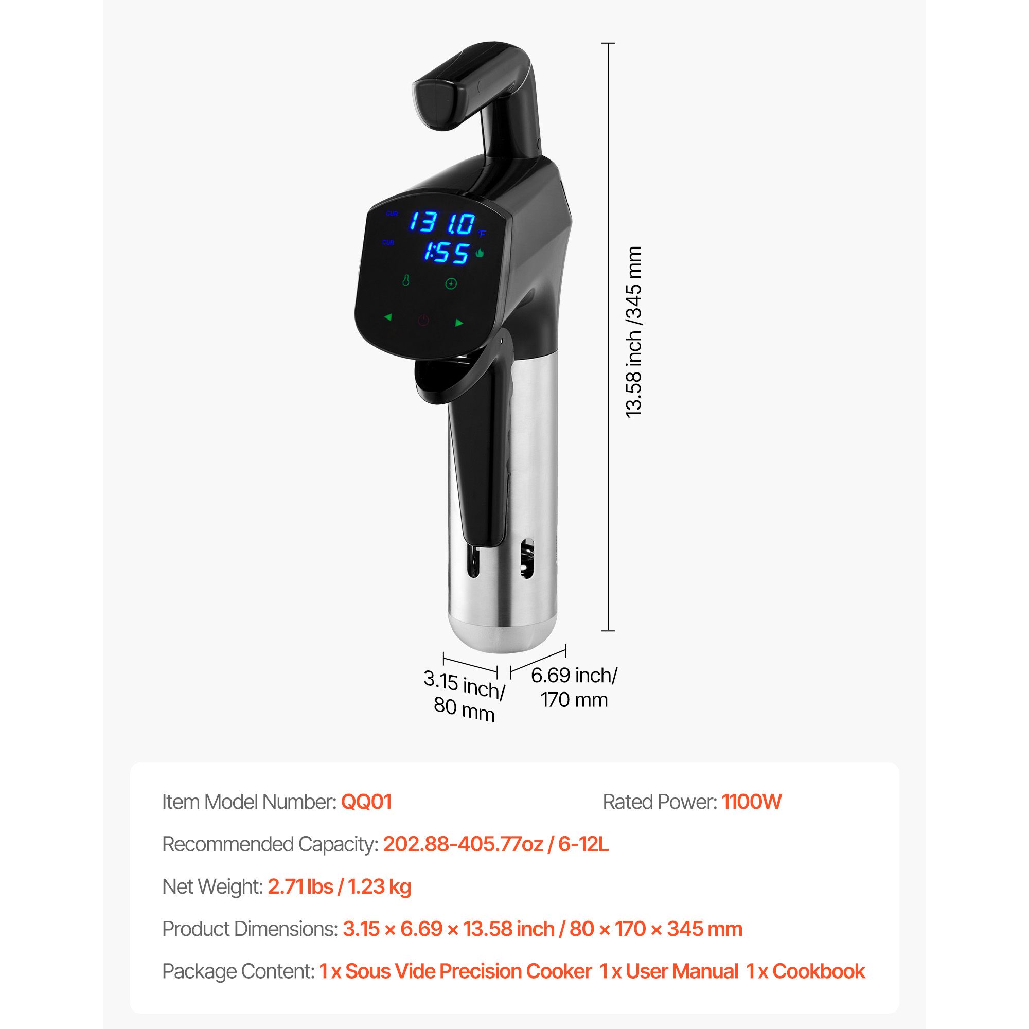 Cuocitore di Precisione Sous V - Digital Sous Vide Precision Cooker recensione e prezzo