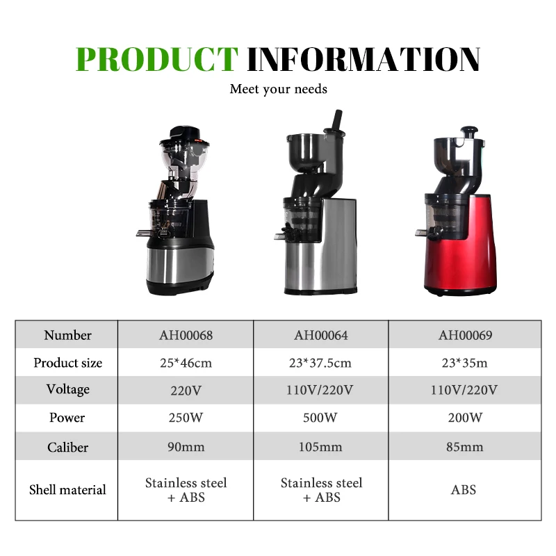 Estrattore di Succo Automatico - Electric Slow Juicer Cold Press recensione e prezzo