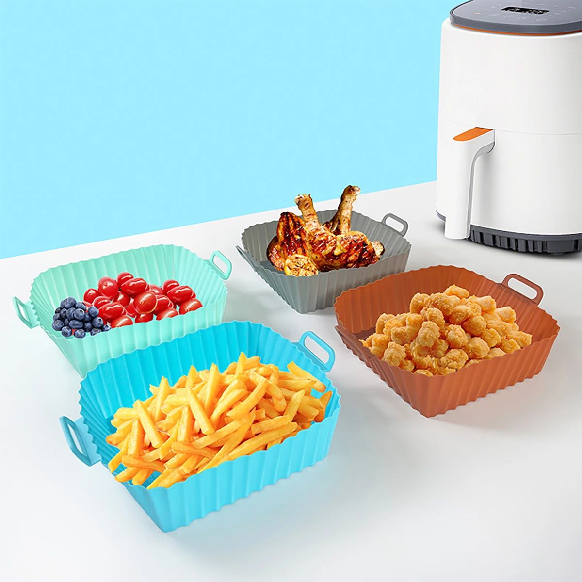 Stampo in silicone per friggit - Air Fryer Silicone Pot Liner recensione e prezzo